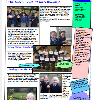 Latest Weekly Newsletter w/e 16th March 2018