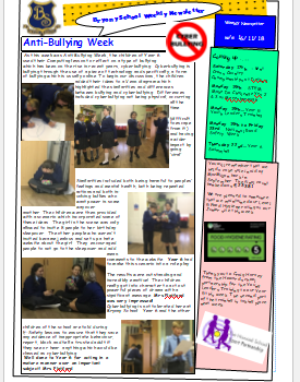 Weekly Newsletter w/e 16th November 2018