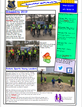 Weekly newsletter w/e 15th March 2019