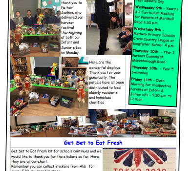 Weekly Newsletter w/e 4th October 2019