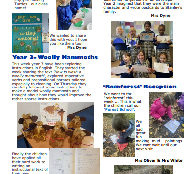 Newsletter w/e 16th October 2020