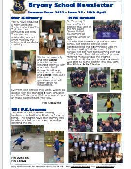 Newsletter w/e 29th April 2022