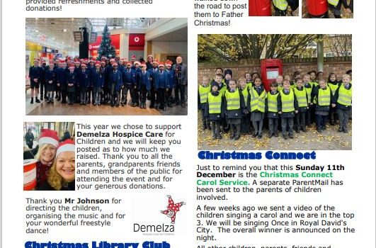 Weekly Newsletter w/e 9th December 2022