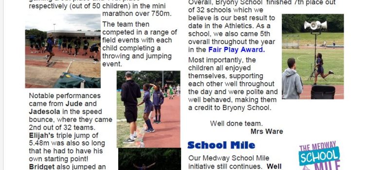 Weekly Newsletter w/e 7th July 2023