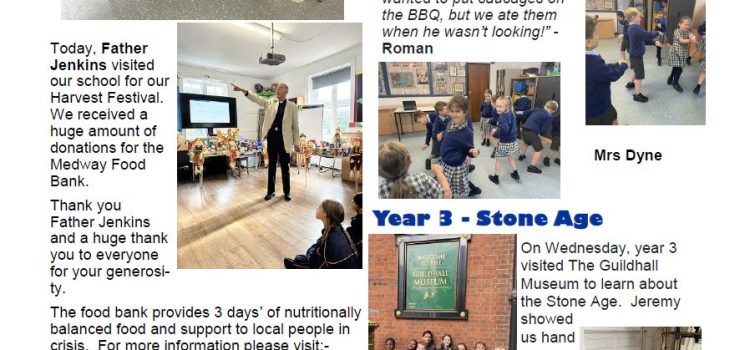 Weekly Newsletter w/e 22nd September 2023