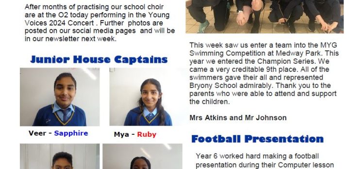 Weekly Newsletter w/e 19th January 2024