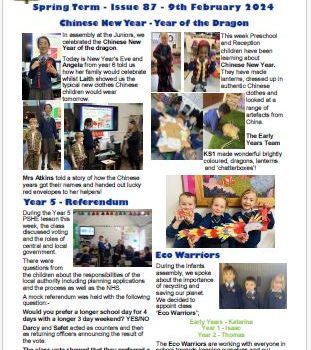 Weekly Newsletter w/e 9th February 2024