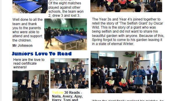 Weekly Newsletter w/e 23rd February 2024