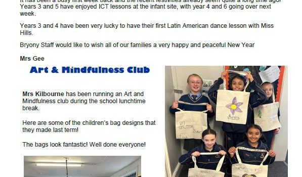 Weekly Newsletter w/e 10th January 2025