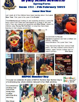 Weekly Newsletter w/e 7th February 2025